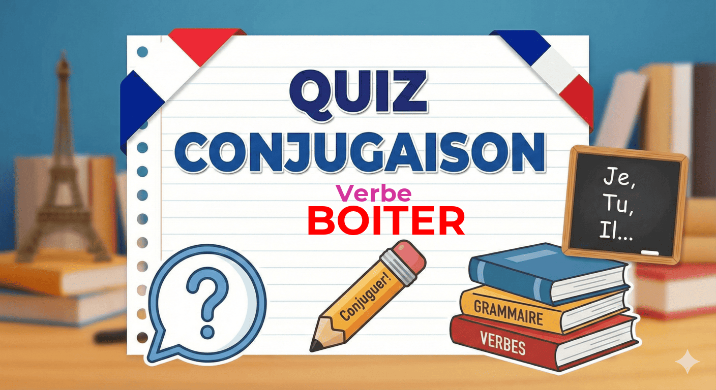 Quiz de conjugaison : Le verbe boiter